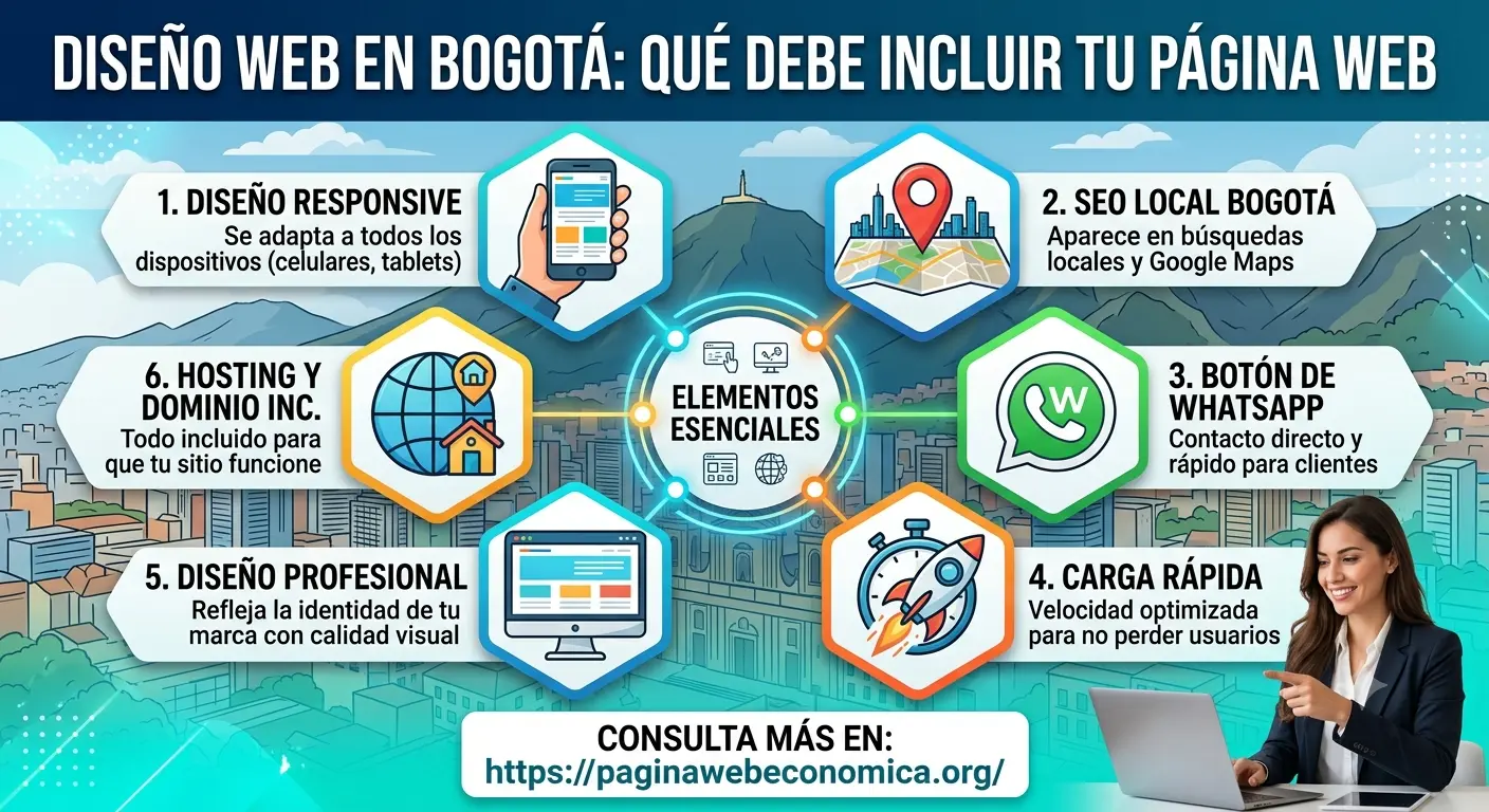Diseño Web en Bogotá: Qué Debe Incluir tu Página Web