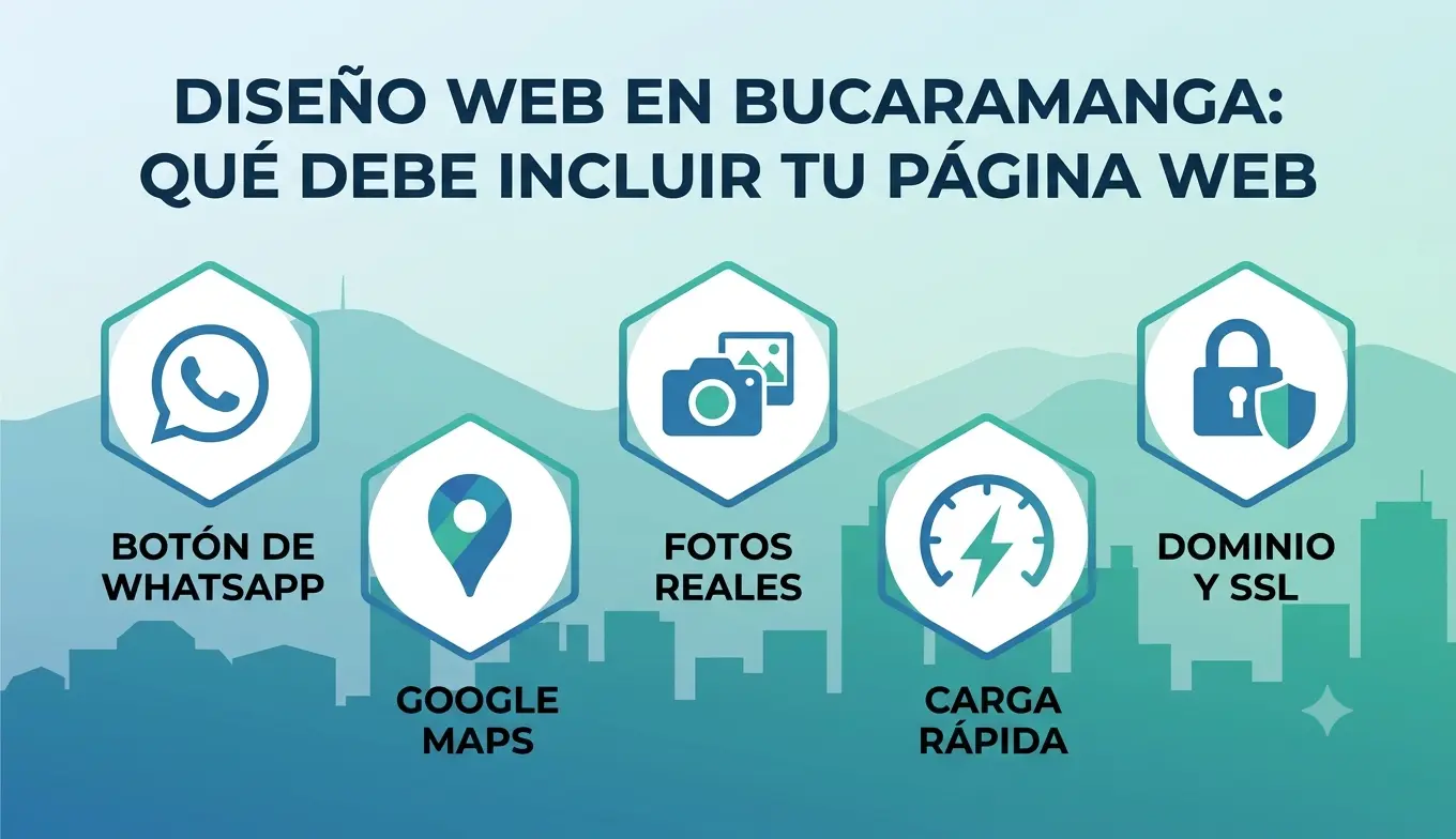 Diseño Web en Bucaramanga: Qué Debe Incluir tu Página Web